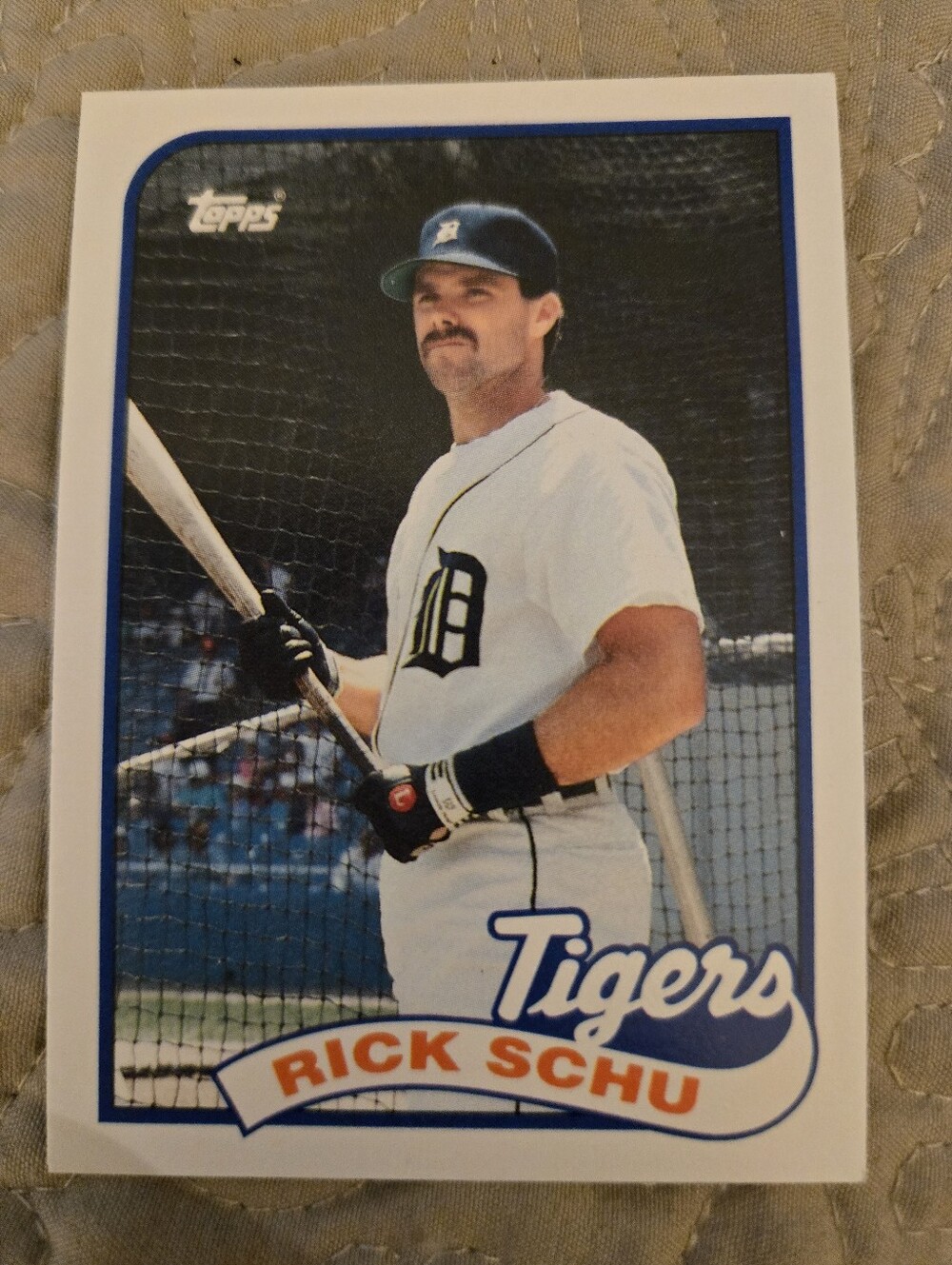 Rick Schu 1989 Topps Baseball Card